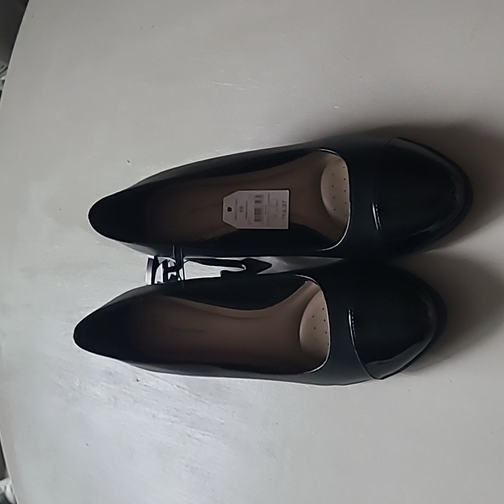 Size 10 Time And Tru memory foam wedge heels.